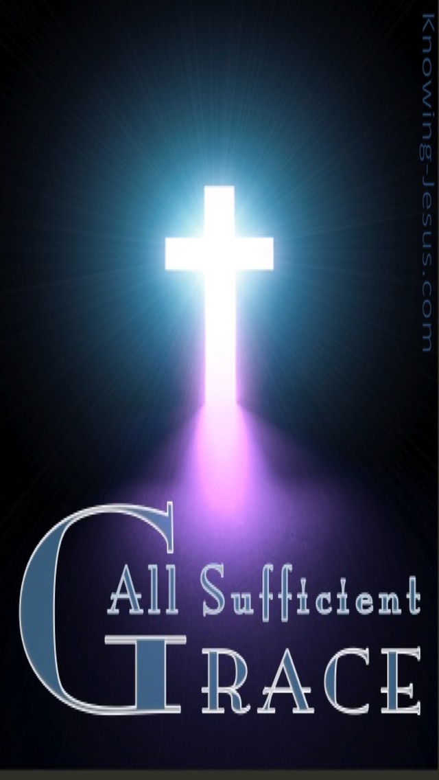 All Sufficient Grace (devotional) (navy)